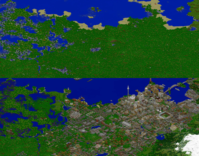 Illustration for article titled Years of Work in Minecraft, As Told in GIFs